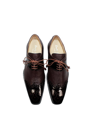 Emilio Franco Luciano Deer & Leather Derby-AmbrogioShoes