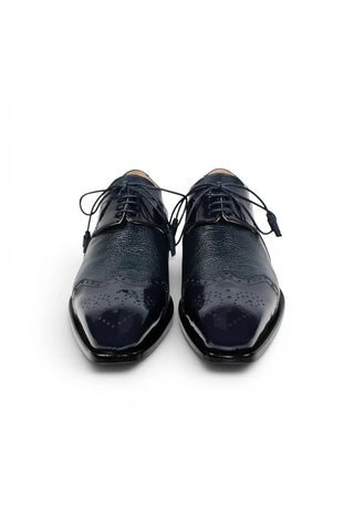 Emilio Franco Luciano Deer & Leather Derby-AmbrogioShoes
