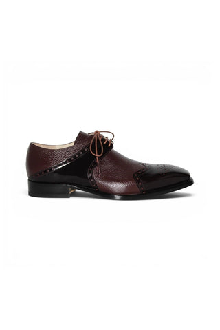 Emilio Franco Luciano Deer & Leather Derby-AmbrogioShoes