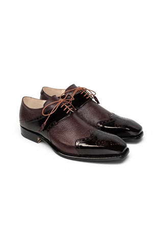 Emilio Franco Luciano Deer & Leather Derby-AmbrogioShoes
