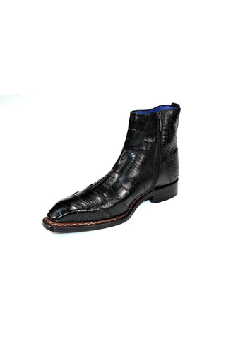 Emilio Franco Lucio Embossed Leather Boot (EF1216)-AmbrogioShoes