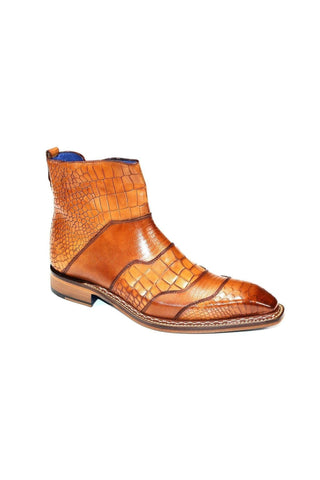 Emilio Franco Lucio Embossed Leather Boot (EF1216)-AmbrogioShoes