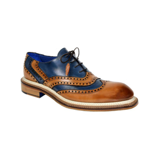 Emilio Franco Mattia Men's Shoes Calf-Skin Leather Oxfords (EF1173)-AmbrogioShoes