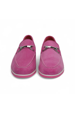 Emilio Franco Nino II Suede Horse-Bit Loafer-Dellamoda