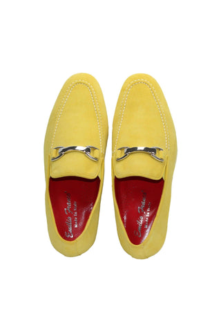 Emilio Franco Nino II Suede Horse-Bit Loafer-Dellamoda