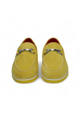 Emilio Franco Nino II Suede Horse-Bit Loafer-Dellamoda