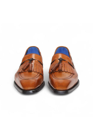 Emilio Franco Tommaso Men’s Shoes Leather Tassel Loafer (EF1272)-AmbrogioShoes