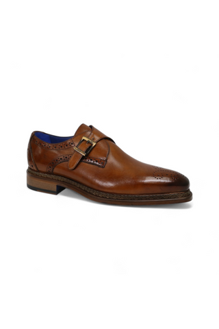 Emilio Franco Vincenzo Leather Single Monk-Strap-AmbrogioShoes