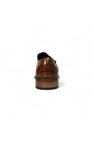Emilio Franco Vincenzo Leather Single Monk-Strap-AmbrogioShoes