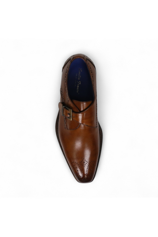 Emilio Franco Vincenzo Leather Single Monk-Strap-AmbrogioShoes
