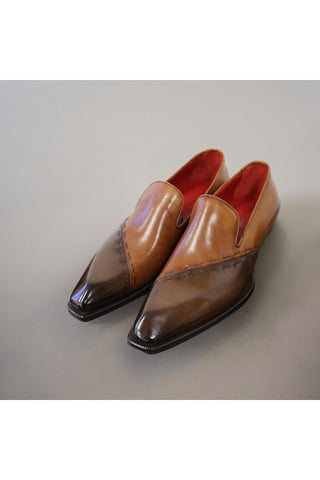 Emilio Franco Vittorio Leather Slip-On Loafer