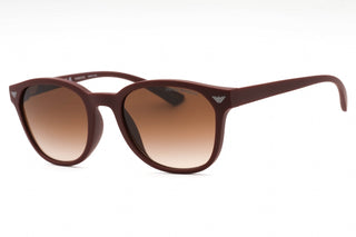 Emporio Armani 0EA4225U Sunglasses Matte Bordeaux / Brown Gradient-AmbrogioShoes