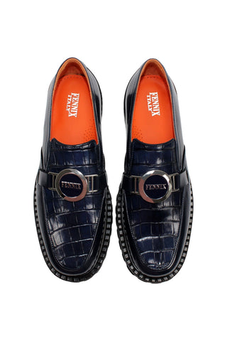 Fennix Brant Alligator & Leather Loafer-AmbrogioShoes