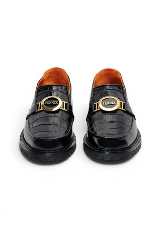 Fennix Brant Alligator & Leather Loafer-AmbrogioShoes