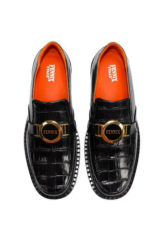 Fennix Brant Alligator & Leather Loafer-AmbrogioShoes
