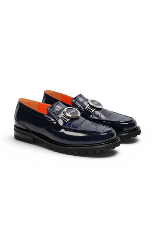 Fennix Brant Alligator & Leather Loafer-AmbrogioShoes