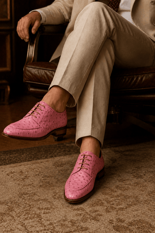 Fennix Charles Ostrich Derby-AmbrogioShoes