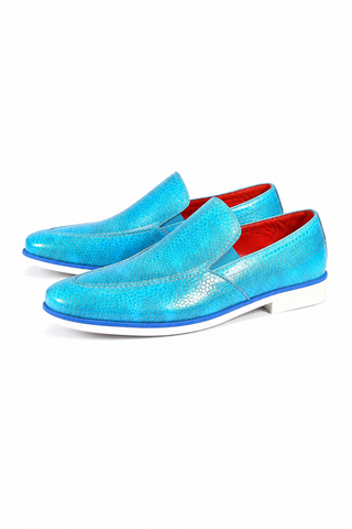 Fennix Daniel Genuine Eel-Skin Slip-on Loafers (FXS2600)-AmbrogioShoes