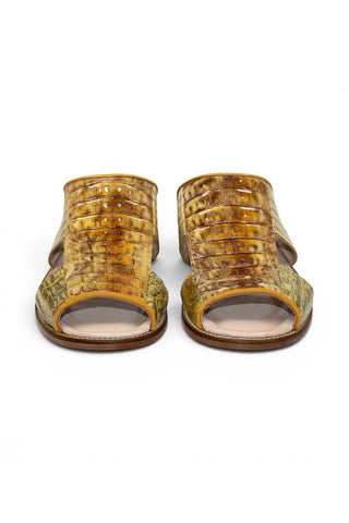 Fennix Diego Alligator Sandal-AmbrogioShoes
