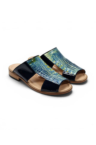 Fennix Diego Alligator Sandal-AmbrogioShoes