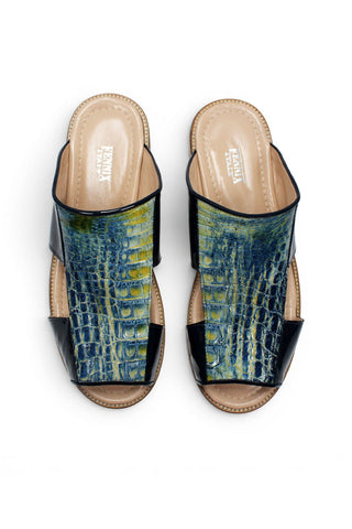 Fennix Diego Alligator Sandal-AmbrogioShoes