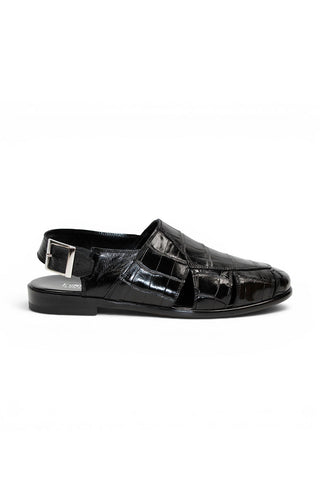 Fennix F131 Men’s Shoes Exotic Alligator Skin Sandal-AmbrogioShoes