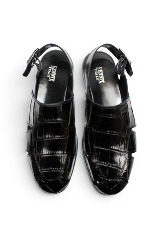 Fennix F131 Men’s Shoes Exotic Alligator Skin Sandal-AmbrogioShoes