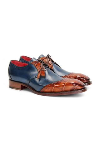 Fennix Jax Crocodile & Leather Derby-Dellamoda