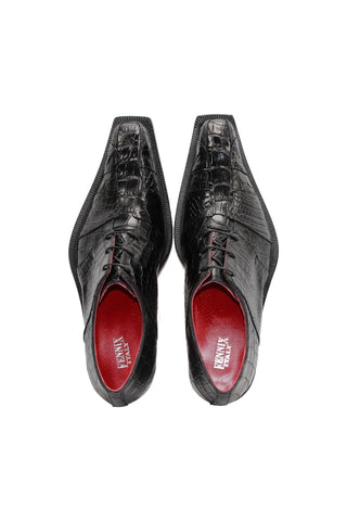 Fennix Kingston Alligator Skin Derby (FX1141)-AmbrogioShoes