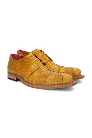 Fennix Kingston Alligator Skin Derby (FX1141)-AmbrogioShoes