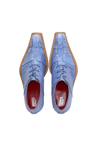 Fennix Kingston Alligator Skin Derby (FX1141)-AmbrogioShoes