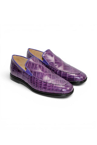 Fennix Lance Alligator Loafer-AmbrogioShoes