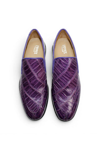 Fennix Lance Alligator Loafer-AmbrogioShoes