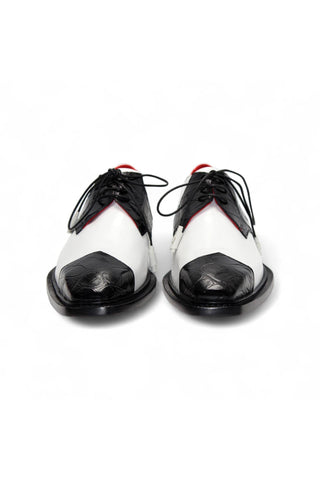 Fennix Landon 2 Alligator Skin & Calf-Skin Leather Derby (FX1160)-AmbrogioShoes