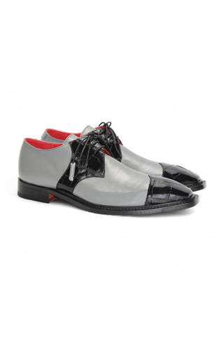Fennix Landon 2 Alligator Skin & Calf-Skin Leather Derby (FX1160)-AmbrogioShoes