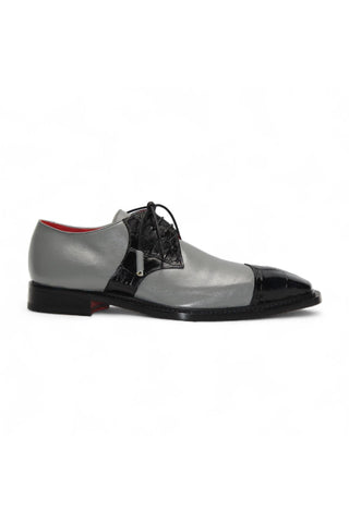 Fennix Landon 2 Alligator Skin & Calf-Skin Leather Derby (FX1160)-AmbrogioShoes