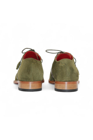 Fennix Landon Alligator Skin & Suede Derby (FX1032)-AmbrogioShoes