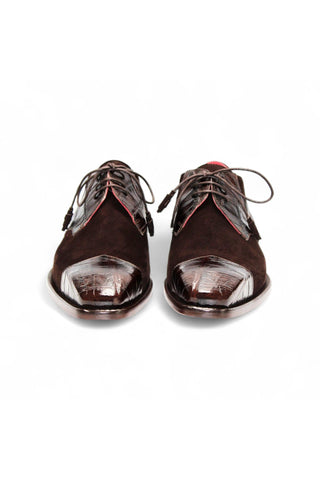 Fennix Landon Alligator Skin & Suede Derby (FX1032)