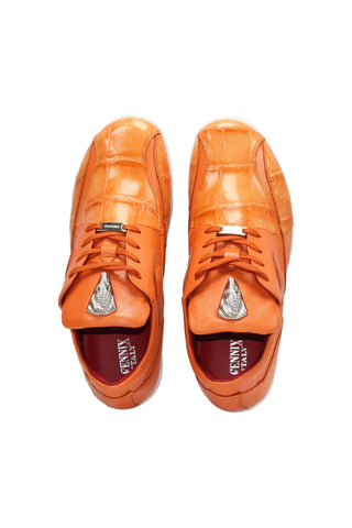 Fennix Mason Alligator & Leather Sneaker-Dellamoda