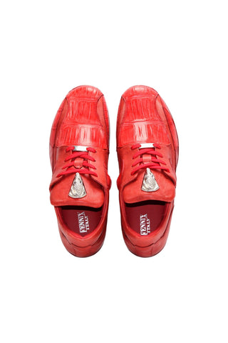 Fennix Mason Alligator & Leather Sneaker-Dellamoda