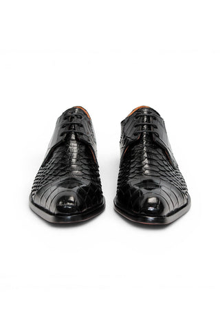 Fennix Roger Men’s Alligator & Snake Derby-AmbrogioShoes