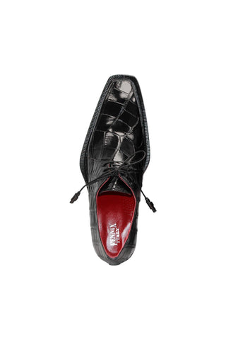 Fennix Rowan Alligator Skin Derby (FX1162)-AmbrogioShoes