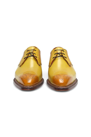 Fennix Tyler Alligator & Leather Derby-Dellamoda
