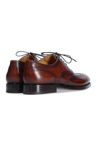 Franceschetti 7297004 Leather Wingtip Oxfords (FCCT1089)-Dellamoda