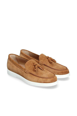 Franceschetti Amalfi Suede Moccasin Tassels Loafer (FCCT1116)-Dellamoda