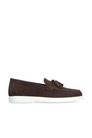Franceschetti Amalfi Suede Moccasin Tassels Loafer (FCCT1116)-Dellamoda