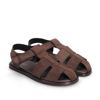 Franceschetti Baltimora Suede Sandal (FCCT1118)-AmbrogioShoes