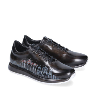 Franceschetti Berlin Men's Shoes Calf-Skin Leather Casual Sneakers (FCCT1078)-AmbrogioShoes