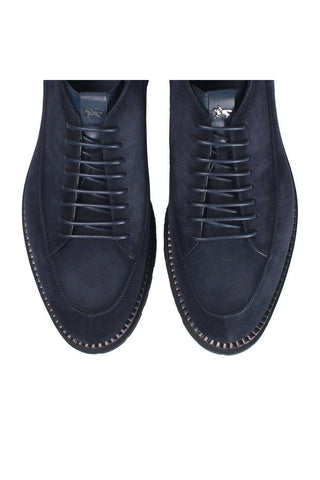 Franceschetti Berna 0128037 Suede Derby Sneakers (FCCT1086)-Dellamoda