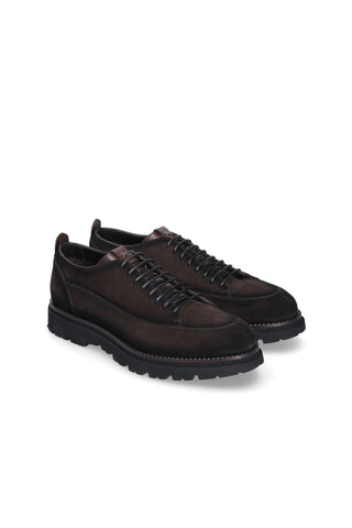 Franceschetti Berna 0128037 Suede Derby Sneakers (FCCT1086)-Dellamoda